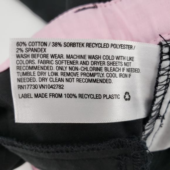 NWT Cat & Jack Girls School Uniform Pants Size 12 - Two Pack Ebony - Picture 5 of 8